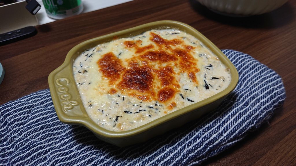 【簡単ヘルシー】チーズ入りの豆腐グラタン
